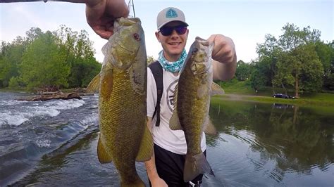 Doubled Up River Smallmouth Fishing YouTube