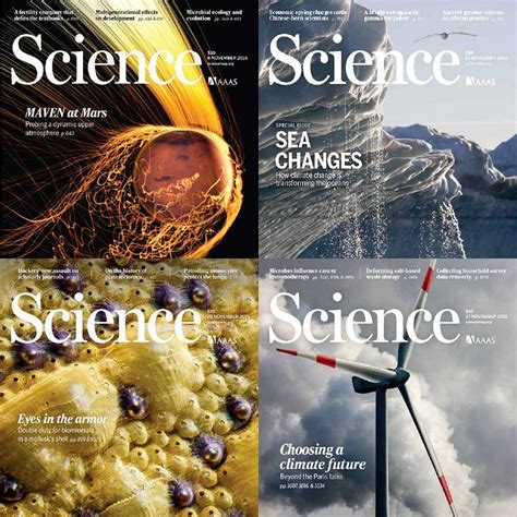 美国版 Science 原版科学杂志 2015年11月刊合集4本 谷博杂志馆