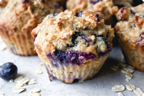 Blueberry Oatmeal Power Muffins Andrea Williams