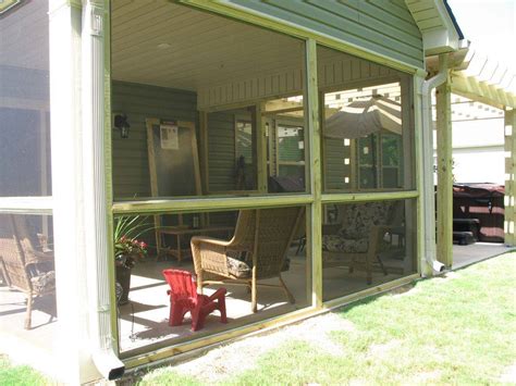 Removable Porch Panels