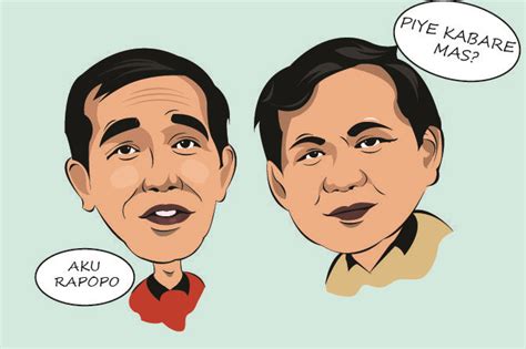 Gambar Karikatur Jokowi Dan Prabowo
