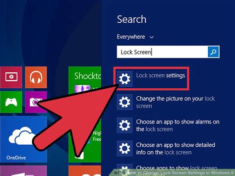 How To Change Lock Screen Settings In Windows 8 With