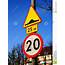 Warning Traffic Sign Stock Photo Image Of City  13200060