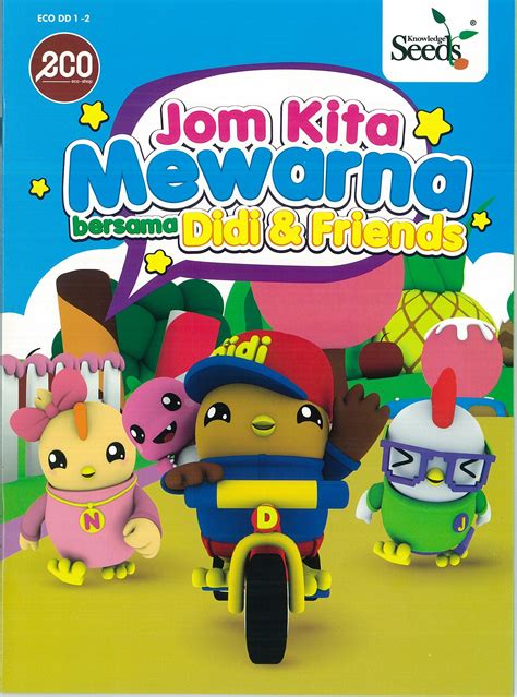 Buku Mewarna Didi And Friends Colouring Colouring Didi And Friends