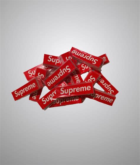 Supreme Supreme Sticker Brick 100 Classic Red Box Logos Grailed