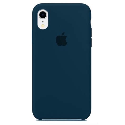 Capinha Capa Silicone Iphone Xr Azul Marinho No Shoptime