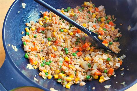 Easy Fried Rice Recipe Teaspoon Of Goodness