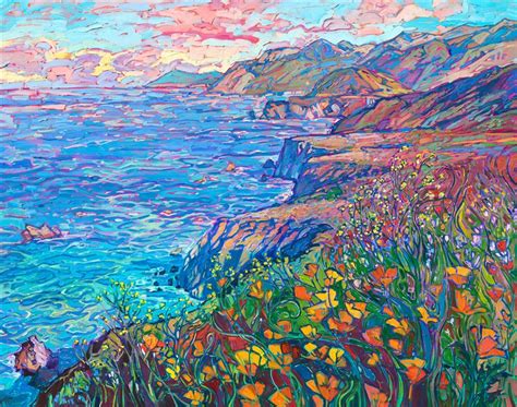 Ocean Blooms Contemporary Impressionism Paintings By Erin Hanson
