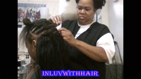06 Sew In Weave Tutorial With A Side Part Youtube