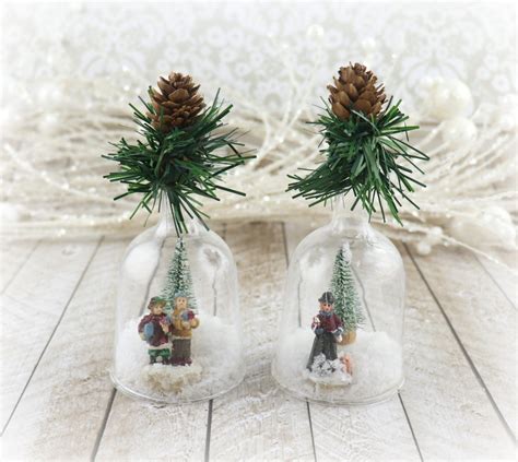 Wine Glass Snow Globes 12 Days Of Crafts Morenas Corner