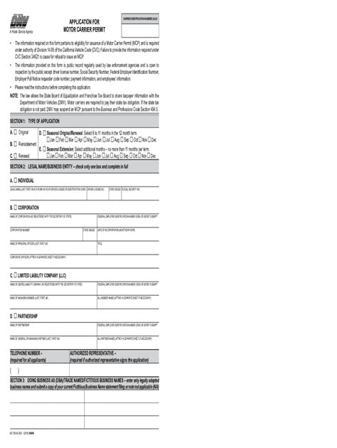 Ca Number Application Fill Out And Sign Online Dochub