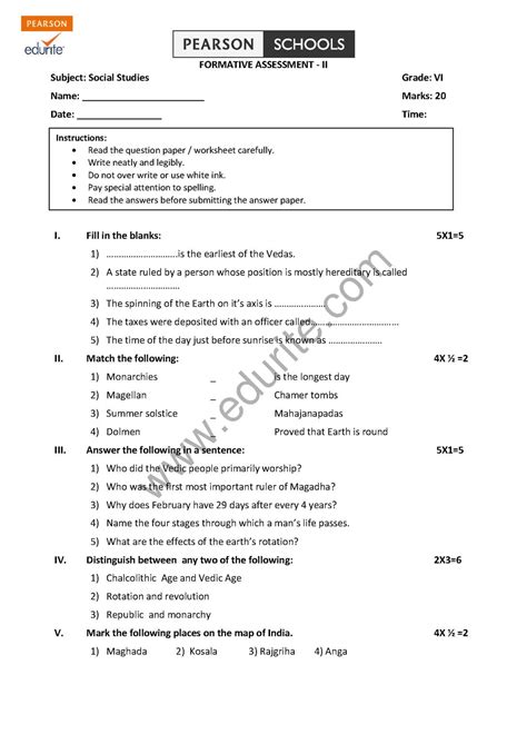 Calam O Cbse Class Social Science Question Paper