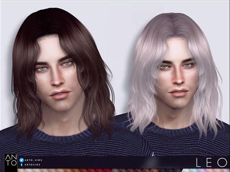 27 Colours Found In Tsr Category Sims 4 Male Hairstyles Sims Hair
