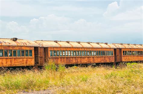 Old Railroad Passenger Cars Photograph By Victor Culpepper