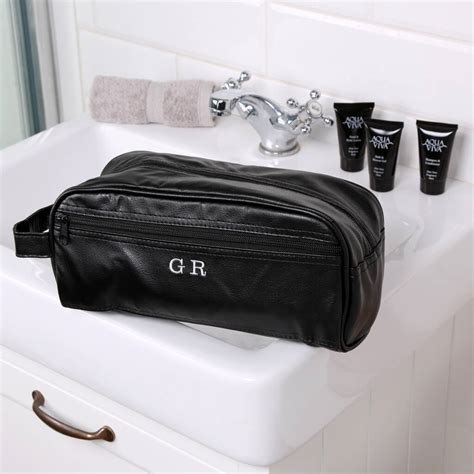 Personalised Men S Wash Bag And Face Towel Set By Duncan Stewart