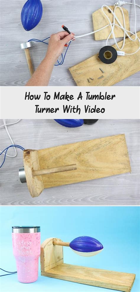 After searching and searching for a cup turner to be just the way i wanted it i finally gave up and took to the internet. How To Make A Tumbler Turner With Video | Diy tumblers, Glitter cups, Electrical tape