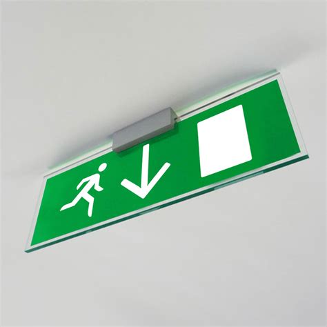 Ceiling Mounted Fire Exit Sign Ceiling Mounted Xblock Fe 9258eec