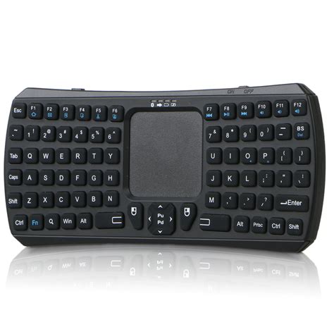 Mini Bluetooth Touchpad Keyboard Rechargable Handheld Remote Control