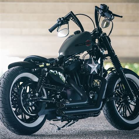 2019 Harley Davidson Forty Eight Custom In 2021 Harley Bikes Bobber