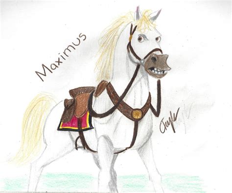 Maximus From Tangled By Cayfie On Deviantart