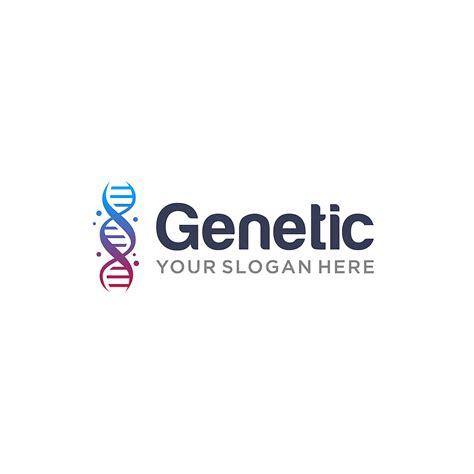 Dna Genetics Vector Hd Images Dna Genetic Icon Logo Template Genetics
