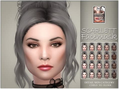 Scarlett Facemask By Bakalia At Tsr Sims 4 Updates