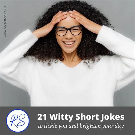 Witty Short Jokes Witty Jokes Dad Jokes Short Jokes Brighten Your