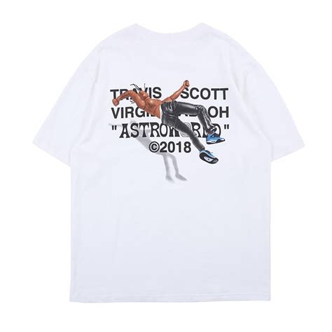Travis Scott X Virgil Abloh T Shirt Travis Scott Merch Shirt Logo