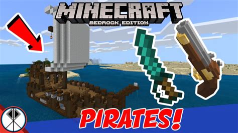 Minecraft Pirates Addon Mcpebedrockxbox Youtube