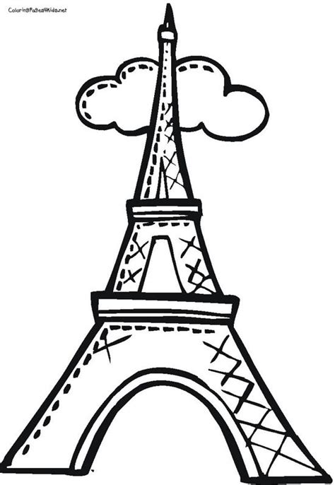 Pin By Prek On Preschool Class Eiffel Tower Drawing Easy Eiffel