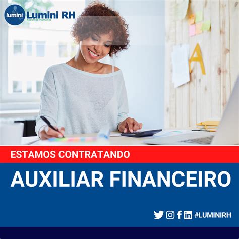 Auxiliar Financeiro Lumini Rh Em Parceria Com Empresa De Distribuição E Manutenção Em