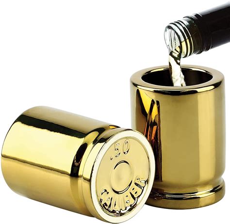 50 caliber bullet shot glasses for shooting alcohol in the man cave