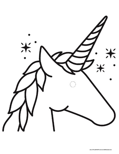 Free Printable Unicorn Head Templates Unicorn Coloring Pages Coloring