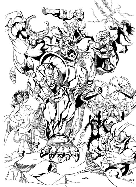 Silverhawks Coloring Pages