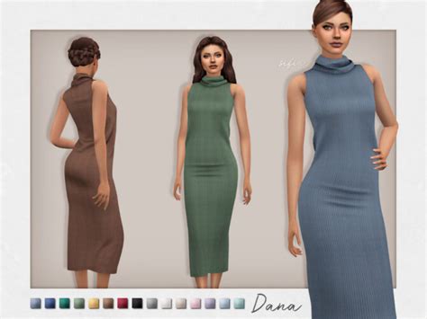 Dana Dress By Sifix At Tsr Sims 4 Updates