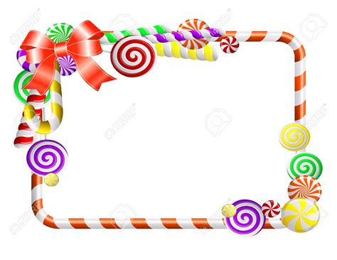 Candy Border Clip Art Page Border And Vector Graphics
