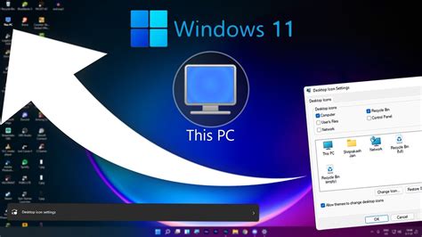 How To Get This Pc Icon In Windows 11 How To Show Icon On Desktop In