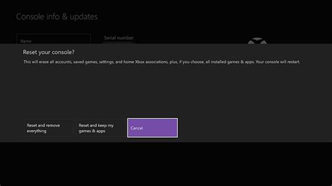 Reset Xbox One Console To Factory Defaults