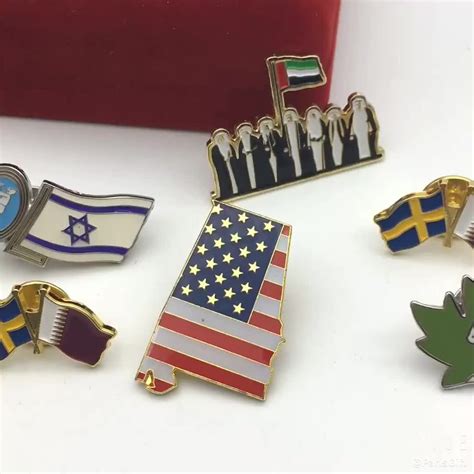 Uae Country Flag Lapel Pin Suit Lapel Pin Badges With Butterfly Pin