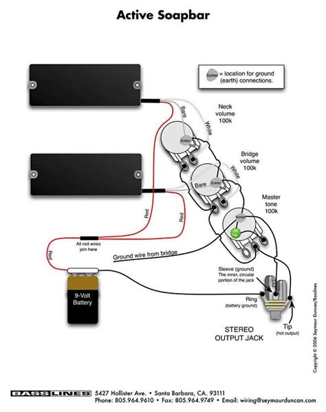 Emg Bass Pickups Wiring Diagram