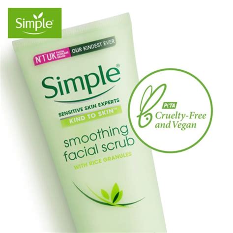 Simple Kind To Skin Smoothing Facial Scrub 75ml Skin Superdrug