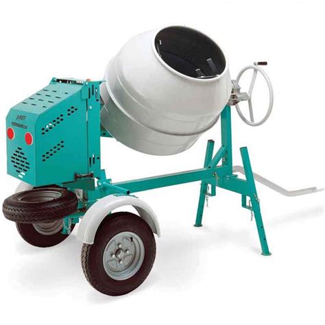 Imer Workman Ii 12 Cuft Series Steel Drum Series Concrete Mixer At