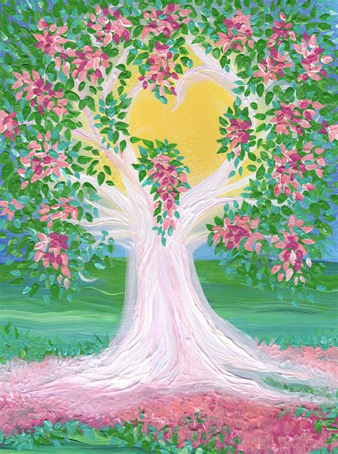 Brides Tree Pink Painting By First Star Art Fine Art America