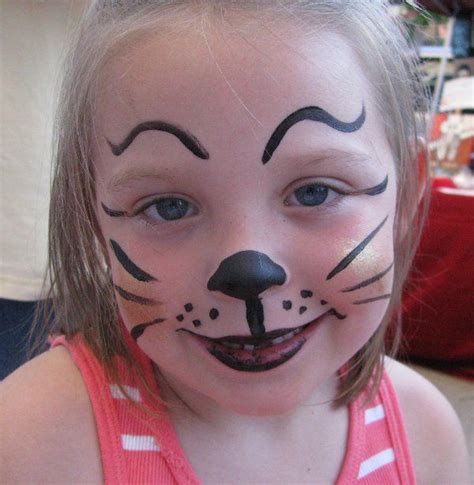 Kitty Simple Cat Face Paint For Kids Agentcats