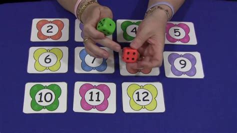 Butterfly Dice Addition Game Youtube