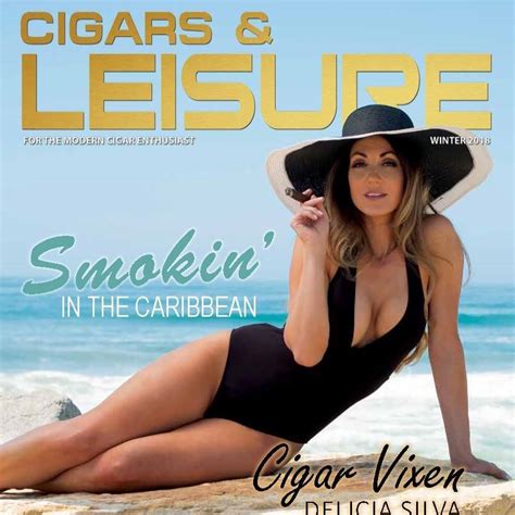 Ms Delicia Silva Alias Cigar Vixen Bikiniben Szivarozik A Tengerparton Szivarozok Tehát Vagyok