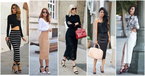 17 chic outfits that will make you want a long pencil skirt