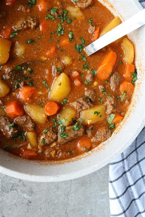 Easy Beef Stew Recipe Healthy Stephanie Kay Nutrition