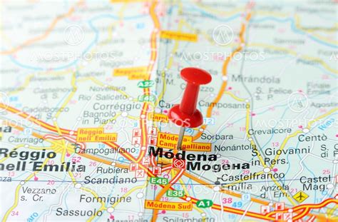 Modena Italy Map By Ivaylo Sarayski Mostphotos
