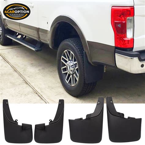 Fits 11 16 Ford F250 F350 Superduty W Fender Flares Mud Flaps Guards